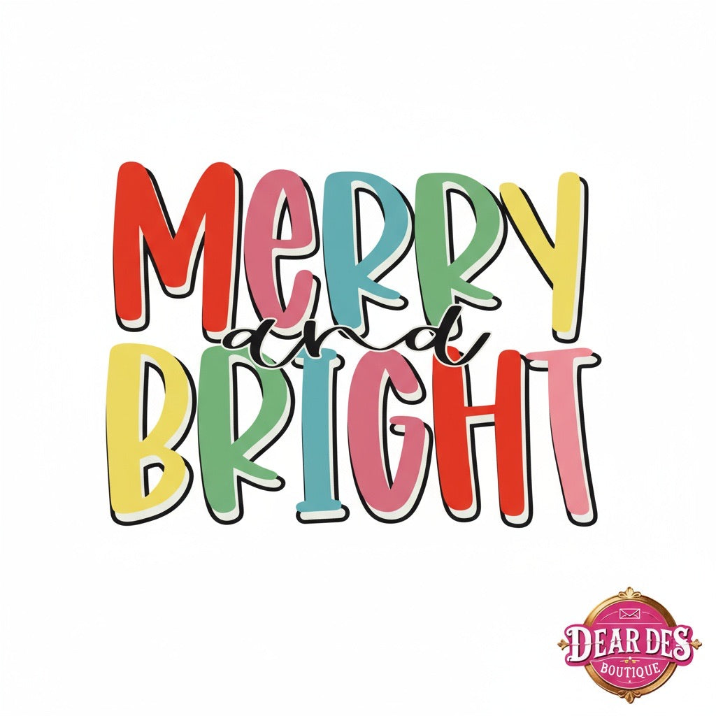 Merry and Bright (Color Block)